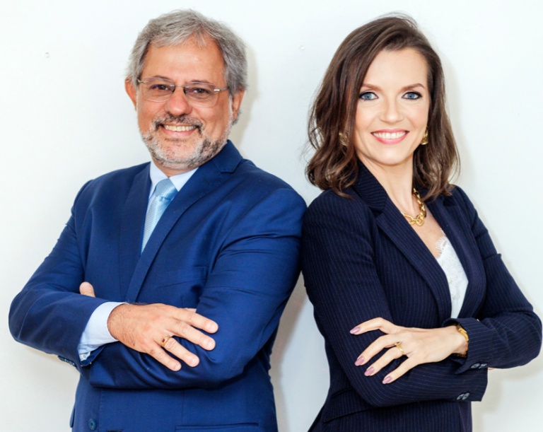 Advogados Paulo Bacelar e Karenina Nousiainen