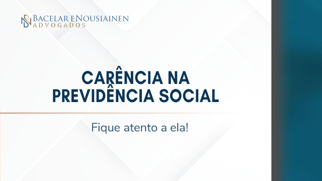 Carência na previdência social